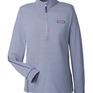 Women's Microstripe Sankaty Half-Zip Pullover