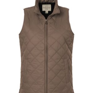 Women's Vintage Diamond Quilted Vest