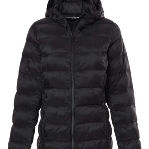 Women's Lightweight Poly-filled Hooded Puffer Jacket