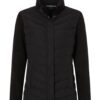 Women's Mixed Media Chevron Jacket