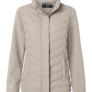 Women's Mixed Media Chevron Jacket