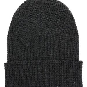 Waffle Cuffed Knit Beanie
