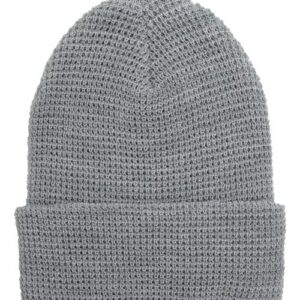Waffle Cuffed Knit Beanie