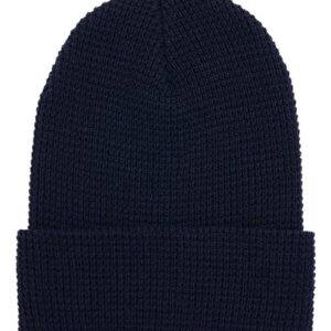 Waffle Cuffed Knit Beanie