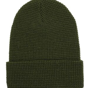 Waffle Cuffed Knit Beanie