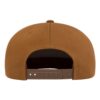 Five-Panel Cotton Twill Snapback Cap