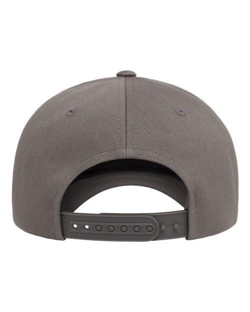 Retro Cotton Blend Five-Panel Rope Cap