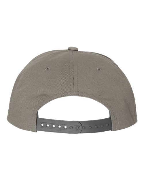 Five-Panel Cotton Twill Snapback Cap