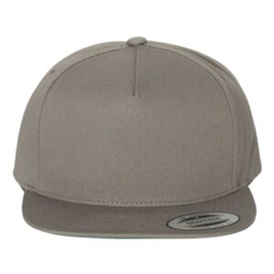 Five-Panel Cotton Twill Snapback Cap
