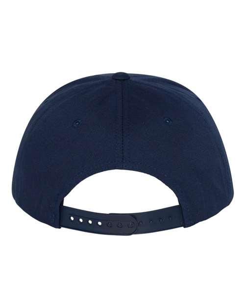 Five-Panel Cotton Twill Snapback Cap