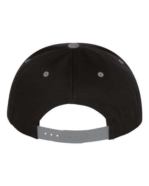 Five-Panel Cotton Twill Snapback Cap