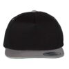 Five-Panel Cotton Twill Snapback Cap