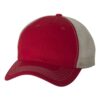 Contrast-Stitch Mesh-Back Cap