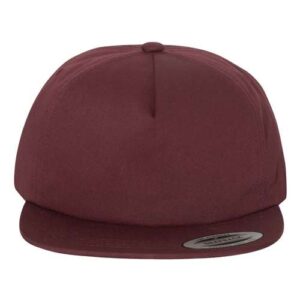 Lightly-Structured Five-Panel Snapback Cap