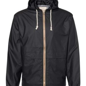 Unisex Vintage Hooded Rain Jacket