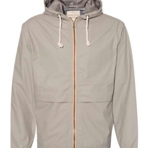 Unisex Vintage Hooded Rain Jacket