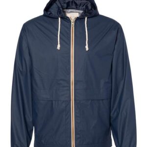 Unisex Vintage Hooded Rain Jacket