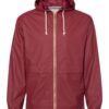 Unisex Vintage Hooded Rain Jacket