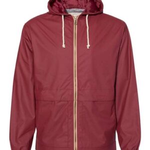 Unisex Vintage Hooded Rain Jacket