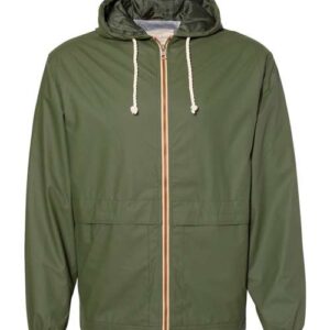 Unisex Vintage Hooded Rain Jacket