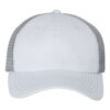 Contrast-Stitch Mesh-Back Cap
