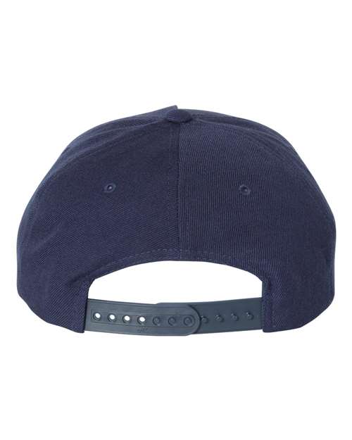 Premium Five-Panel Curved Bill Snapback Cap