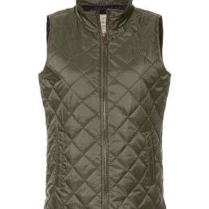 Women's Vintage Diamond Quilted Vest