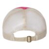 Contrast-Stitch Mesh-Back Cap